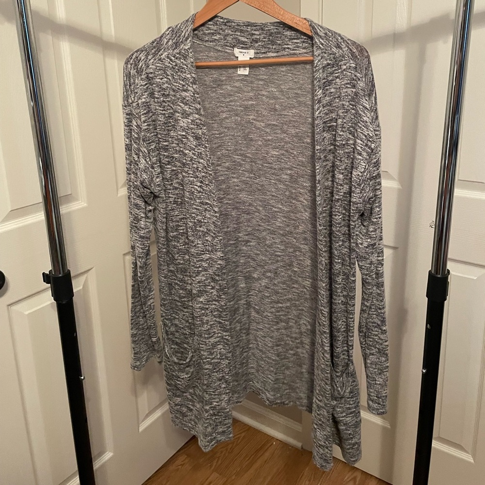 Forever 21 Gray Cardigan